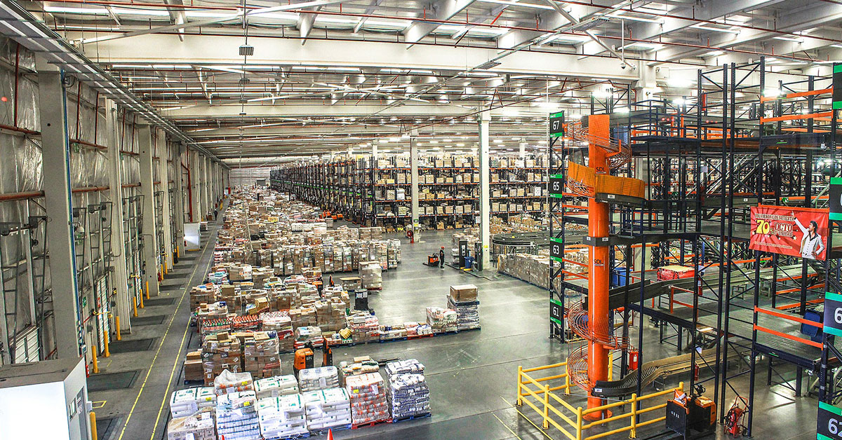 Procurement challenges A warehouse with recently procured items