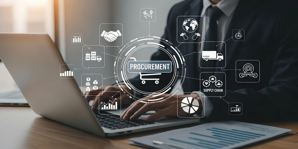 Business professional managing procurement workflow using the AVANAM AP automation platform