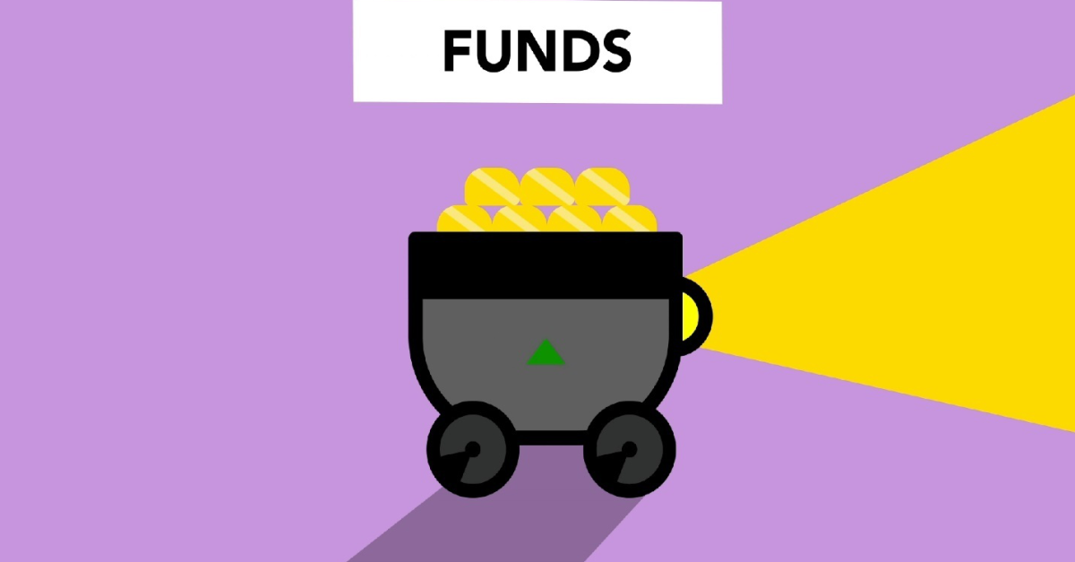 Illustration of a trolley with gold, representing the efforts of non-profits to raise funds and work on tight budgets, which works well with Sage 300 or Sage Intacct.